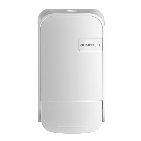 Изображение Dozators putu  ziepēm 400ml  QuartzLine, balts, 200 x 200 x 200 mm