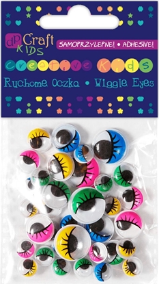 Picture of DP Craft Ruchome oczka z rzÄsami mix