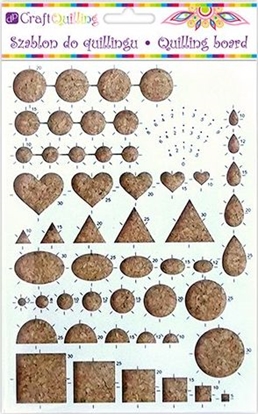 Picture of DP Craft Szablon do quillingu DPCRAFT Róne ksztaty (QGSQ-002) Dalprint