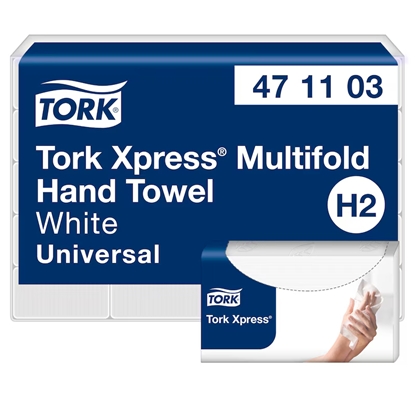 Picture of Tork Xpress® Multifold papīra dvieļi, 2 slāņi, 23.4x21.3cm, 190 loksnes
