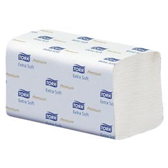 Изображение Dvieļi-salvetes 2 slāņi, Premium Extra Soft H2, 100 Z-salvetes (21 gab./iep.)