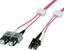 Attēls no Easylan saCon Patch cables LED-Duplex 50/125µm OM4, LC/SC, violet, 10 m