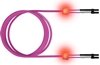 Picture of Easylan Patch cables LED-Duplex 50/125µm OM4, SC/SC, violet, 5 m