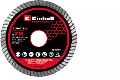 Attēls no Einhell TARCZA DIAMENTOWA 76 x 1,7 DO TP-CO 18/76-C