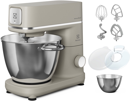 Изображение Electrolux E6KM1-4PPT Mikser stojcy 1200 W Perowy, Stal satynowa