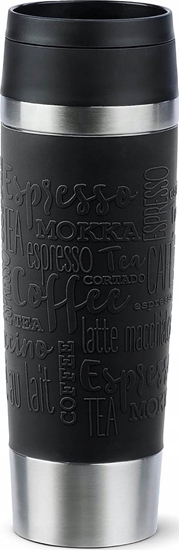 Picture of Emsa Emsa TRAVEL MUG Classic Grande thermal mug (black/stainless steel, 0.5 liters)