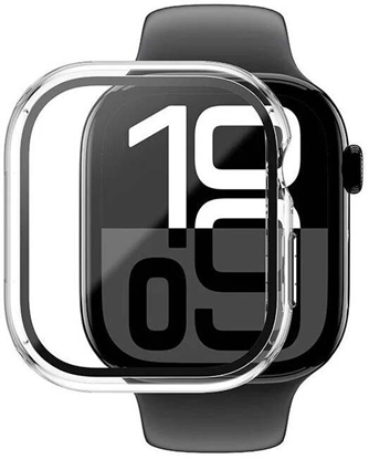 Attēls no Etui ze szkem hartowanym AMAZINGTHING Radix Glass do Apple Watch 46mm  przezroczyste