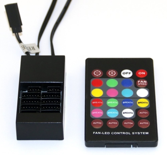 Изображение EuroCase EUROCASE controller + pilot do wentylatora RGB