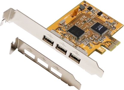 Picture of Exsys EX-11053 USB 2.0 PCIe Karte mit 3 Ports
