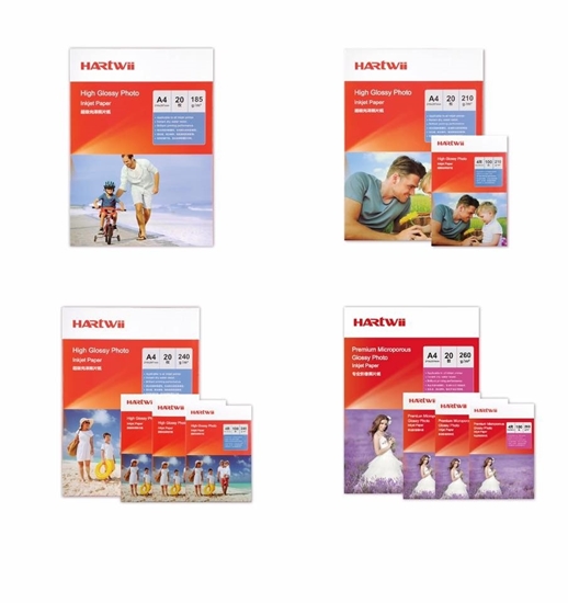 Изображение Fotopapīrs A3 240g 20lap matēts divpusīgs Hartwii