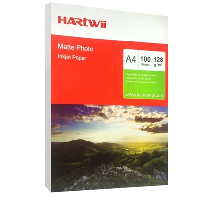 Изображение Fotopapīrs A4, 108gr, 100lap, matēts, Hartwii