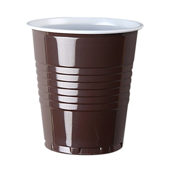 Изображение Glāze, PP, 180ml, Automat,  balta-brūna (100gab.)