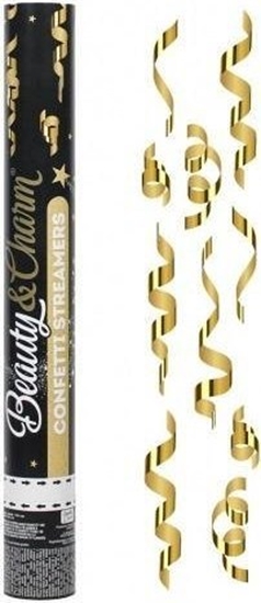 Изображение GoDan Konfetti pneumatyczne serpentyny zote 40cm