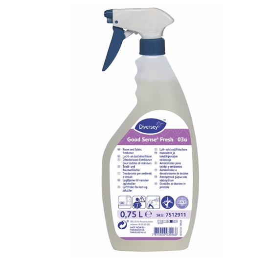 Изображение Good Sense Fresh, 750ml / Universāls smakas noņemšanas līdzeklis (ar aerosolu) (6gab/iep)