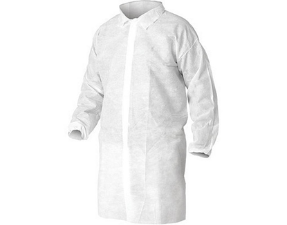 Изображение Halāts PP ar velcro, XL/XXL, balts