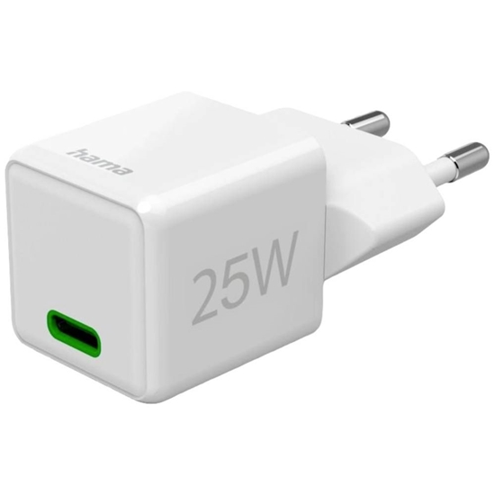 Изображение Hama Mini Fast Charger USB-C PD 25W White