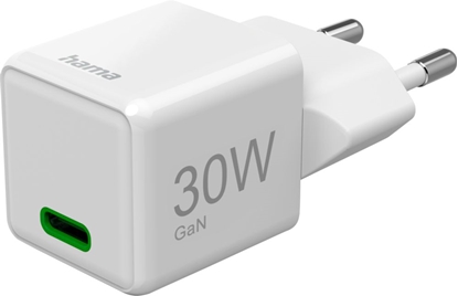 Изображение Hama Mini USB-C Super Charger 30W PD White