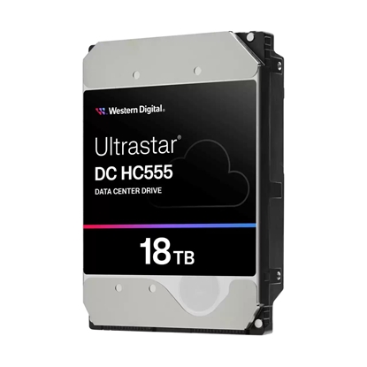 Attēls no HDD|WESTERN DIGITAL ULTRASTAR|Ultrastar DC HC555|WUH722018CL5204 0B47747|18TB|SAS|512 MB|7200 rpm|0B47747