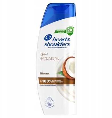 Изображение HEAD & SCHOULDERS Deep Hydration Szampon przeciwupieowy i nawilajcy z olejem kokosowym 330 ml