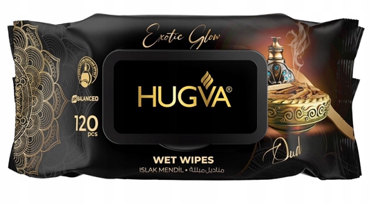 Picture of HUGVA mitrās salvetes EXOTIC GLOW 120gb ( Izcelsmes valsts Turcija )