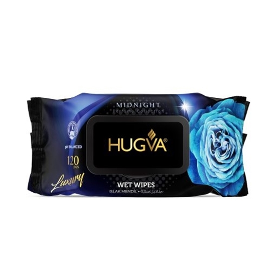Picture of HUGVA mitrās salvetes MIDNIGHT 120gb ( Izcelsmes valsts Turcija )