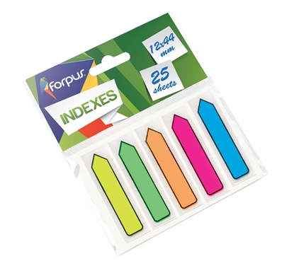 Изображение Indeksi-"bultas" PVC 25x44mm neona 5x25lp