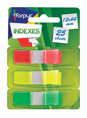 Изображение Indeksi,12X44mm, 3X25lpp