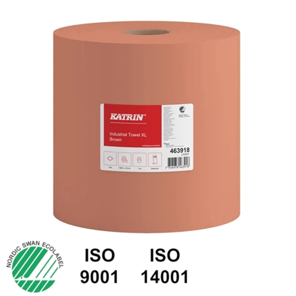 Picture of Industriālais papīrs KATRIN Basic XL Brown, 1-slāņa, rullis, brūns, 1000m