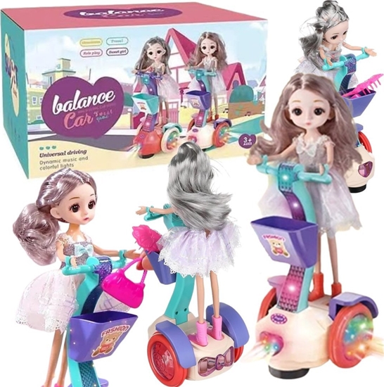 Picture of INTERAKTYWNA LALKA NA JEDZIKU ZABAWKA DLA DZIECI EFEKTY WIETLNE I MELODIE