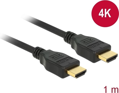Изображение Kabelis HS HDMI ar Eth., M / M, 3D,  4K,  1.0m, Delock
