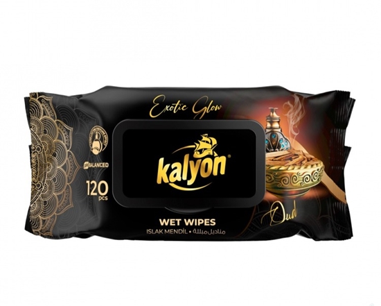 Picture of KALYON mitrās salvetes EXOTIC GLOW 120gb ( Izcelsmes valsts Turcija )