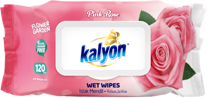 Picture of KALYON mitrās salvetes PINK ROSE 120gb ( Izcelsmes valsts Turcija )