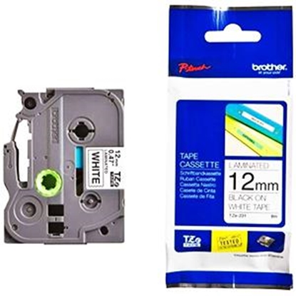 Picture of Kasete Brother TZE-231 12mmx8m. melna/balta, i-Aicon