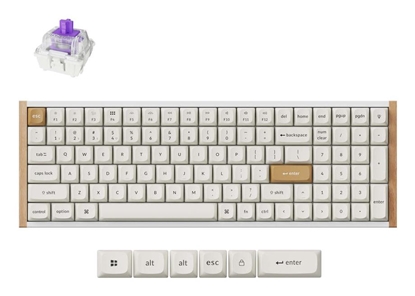 Attēls no KEYBOARD WRL K4 HE SPECIAL ED/WHITE K4H-Q1 KEYCHRON