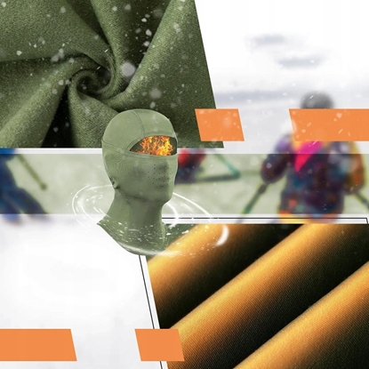 Picture of Kominiarka narciarska Qunature 13230023015 rower motocykl balaklava rozmiar L - zielona