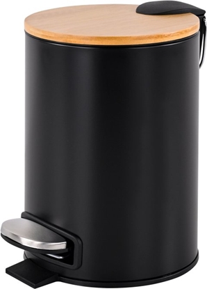 Picture of Kosz na mieci azienkowy 3l (czarny)
