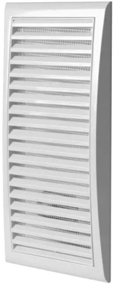 Attēls no Kratka wentylacyjna z siatk 142x298mm biaa MW128
