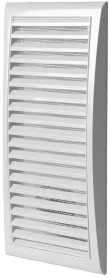 Picture of Kratka wentylacyjna z siatk 142x298mm biaa MW128