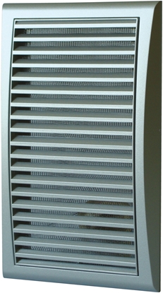 Attēls no Kratka wentylacyjna z siatk 142x298mm satyna MW128SAT