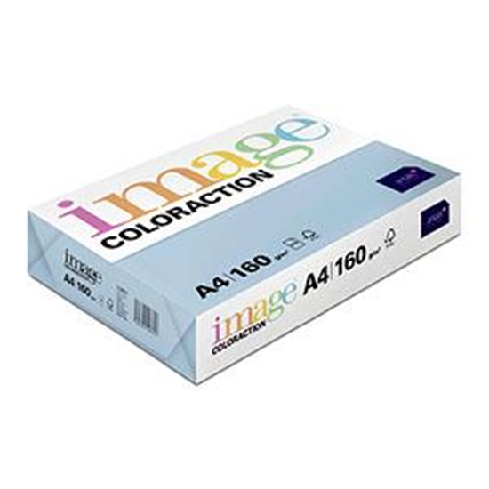 Picture of Krāsains papīrs A4, 160g/m2, 250 loksnes, Iceberg/gaiši zils, Image Coloraction