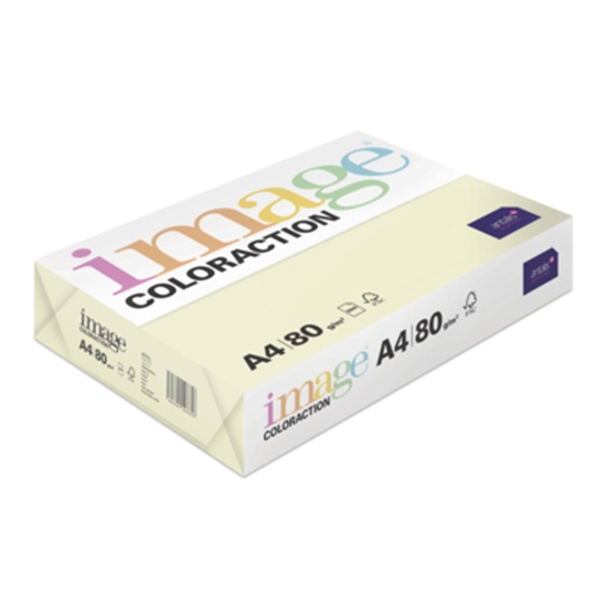 Picture of Krāsains papīrs A4, 80g/m2, 500 loksnes, Atoll/gaiši dzeltena krāsa, Image Coloraction