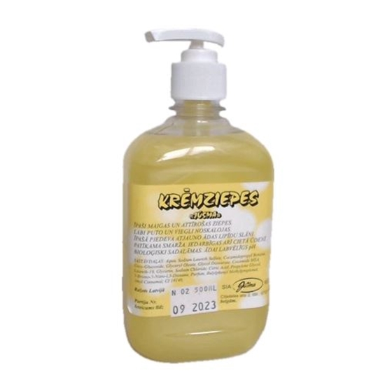 Picture of Šķidrās krēmziepes JUSMA 500ml (12 gab/ kastē)