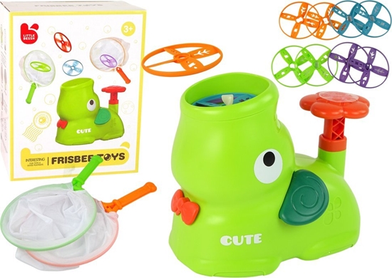 Picture of LeanToys Gra Zrcznociowa Zap Frisbee So Katapulta Zielony