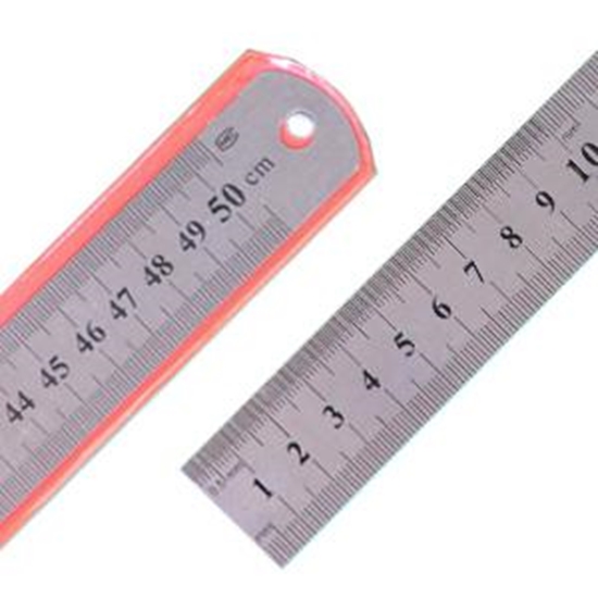 Picture of Lineāls 50cm, metāla 0.7mm CN