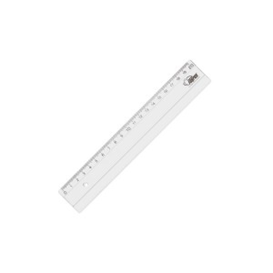 Picture of Lineāls Forpus 20cm caurspīdīgs