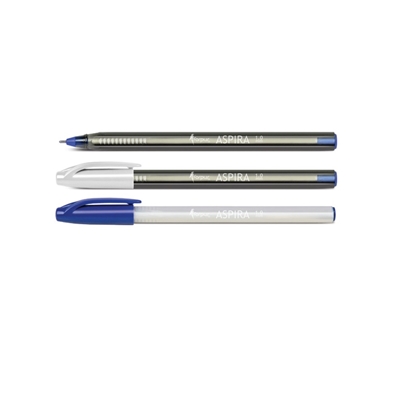 Picture of Lodīšu pildspalva ASPIRA SMOKY zila tinte 1,0 mm