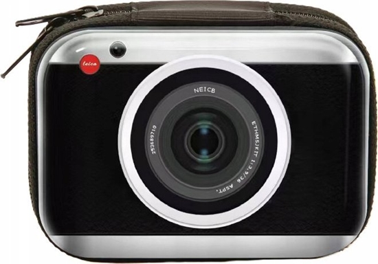 Picture of LoveInstant Case Cover For Fuji Instax Mini 12 11 40 9 8 7 Evo Link Liplay / Polaroid Kodak Xiaomi Hp Zink / Black Camera