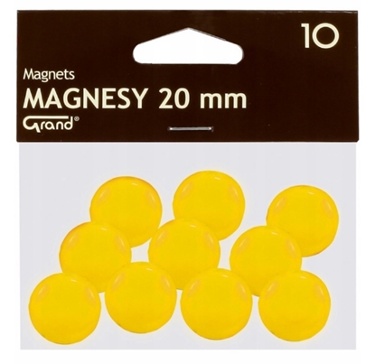 Picture of Magnēti 20 mm, dzeltena krāsa PL