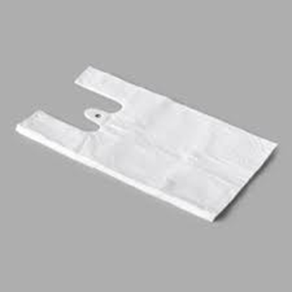 Picture of Maisi ar rokturiem 16+12 x 30cm, 6my, iepakojumā 100 gab. (0.092kg/1pac.), HDPE, balti