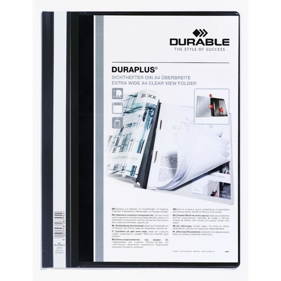 Picture of Mape ātršuvējs Duraplus DURABLE A4+ melna